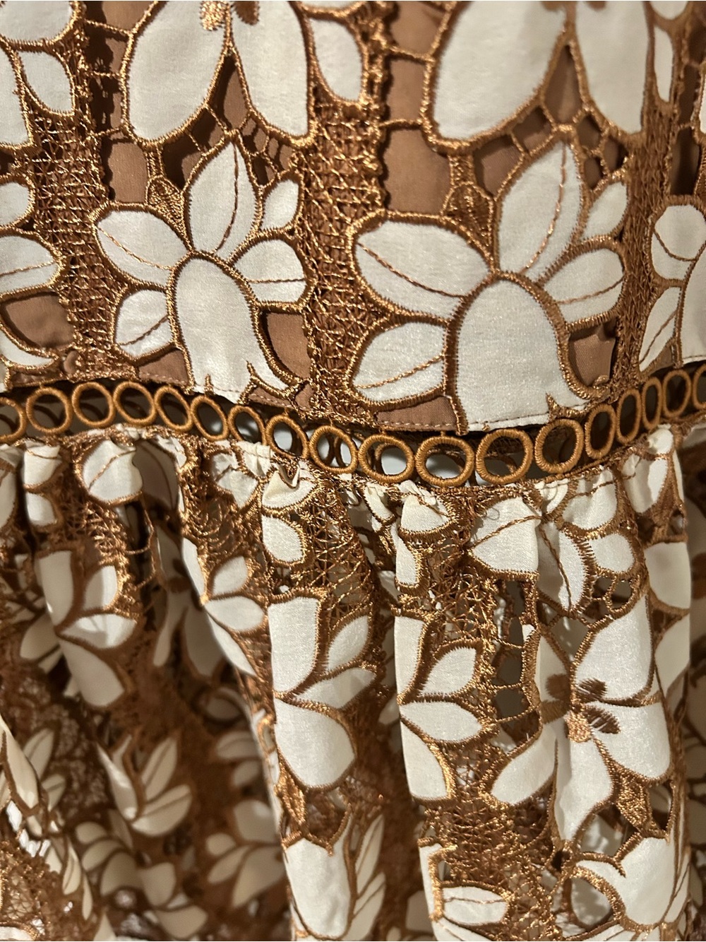 New with tags Petal & Pup lined crochet midi dress size medium. - Picture 12 of 12